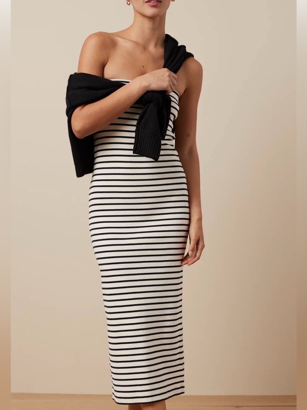 American Eagle Striped Sleeveless Maxi Dress Size XS